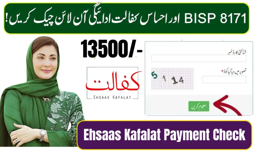 Current image: BISP 8171 & Ehsaas Kafalat Payment Check Online