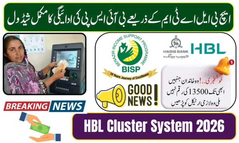 HBL Cluster System for BISP Payments 2026